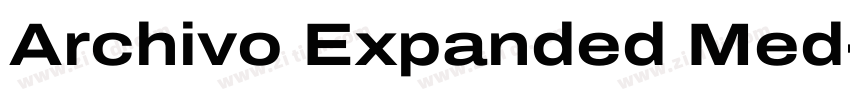 Archivo Expanded Med字体转换